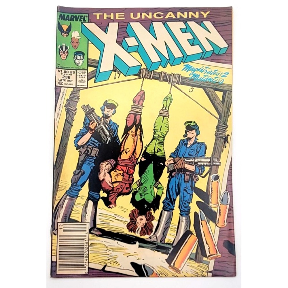 UNCANNY X-MEN #236 (1988) / VF+ / 1ST GENEGINEER APPEARANCE NEWSSTAND‎ MARVEL